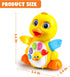 JOYIN Baby Toys Duck - Infant Dancing Crawling Musical Toy 18+ Months with Music & Lights, Baby Easter Basket Gift