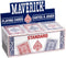 Maverick Playing Cards - Standard Index, Red and Blue - 12 Pack
