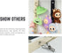Juglok 15-17cm 8 (1-Pack Plush Toy Display Strap for Blind Box Style Dolls, Stuffed Animal Hanging Chain with Clips