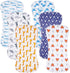 Gelisite 6 Pack Cotton Baby Burp Cloths Extra Absorbent Soft for Baby Boys