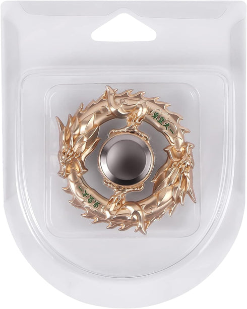 Fidget Spinner Metal Hand Spinner, EDC ADHD Focus Toy, Ultra Durable High Speed Anxiety Relief Toy, Gold Dragon