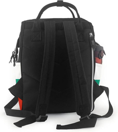 ZQYTGFDC Backpack Cuban flag Multifunctional Nappy - Large Capacity Diaper Bag with Mums & Dads, Travel & Everyday Use