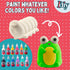 Idiy (46")8 12 Jumbo Squishy Toys Craft Kit for Kids-Paint Your Own Slow Rising Squishies Garden Critters w Fabric