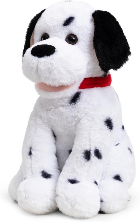 Dalmatian Stuffed Animal Dalmatian Puppy Dog Plush with Red Collar Plush Toy Gift for Kids 13 inches