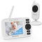 Baby Monitor with Camera and Audio, 3.2'' IPS Portable Monitor, 1000ft Long Range, Infrared Night Vision