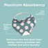 4 Pack Copper Pearl Soft Cotton Baby Bibs for Drooling and Teething, Absorbent Drool Bibs for Baby Girl and Boy