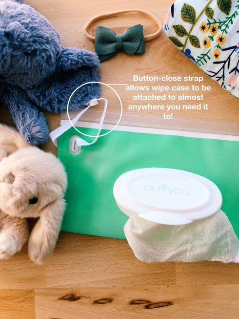 Set 3 Baby Wipe Case Travel Holder | Keeps Wipes Moist | of Wet Wipes Holders Cases | Portable Travel On The Go