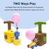 WISHDIAM Set, Balloon Launcher Toy Balloon Powered Cars, Creative Inflatable Pump Racing Car, Scientific Experiment