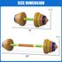 Set, Kids Exercise Weight Barbell and Dumbbell Workout Equipment, Toddler Beginner Gym Toy for Pretend Play Lifting