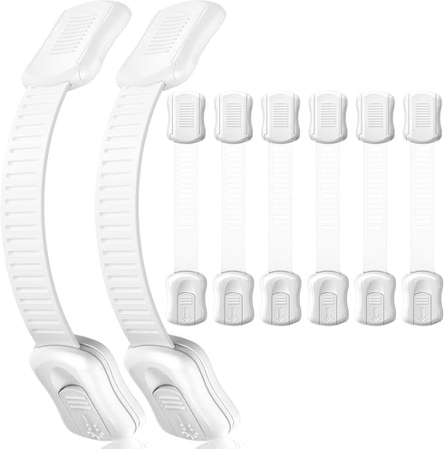 Syican 8-Pack Cabinet Locks Baby Proofing - Child Proof Drawer Locks, Multi-Purpose for
