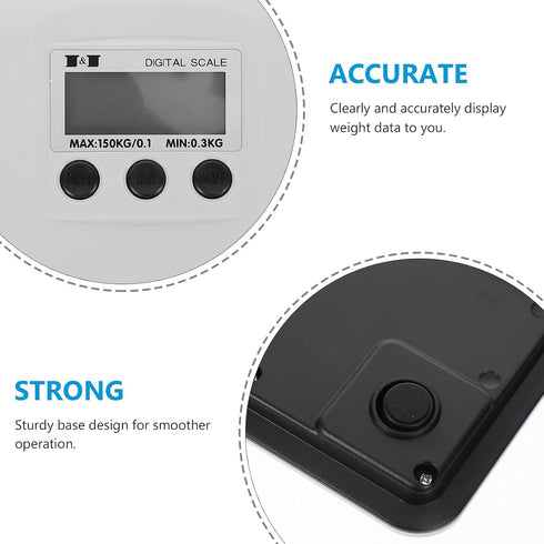 Electronic Scale Pet Scale Digital Display for Babies and Pets Multi-Function Accurate Health Monitoring Without
