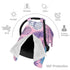Hcpwzrf Hand Drawn Pineapple Fruits On Pink Baby Car Seat Cover & Nursing Cover - Breathable Stretch Multi-Use Cover