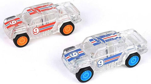 Toy(2 Pack),Included,Suitable 3 4 5 6 7 8 ZOHANINDL LED Light Up Pickup Truck Toys,Pull Back Cars for Toddlers Year Old