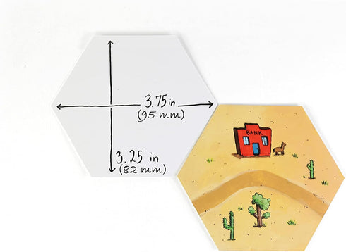 Apostrophe Games Blank Hexagon Playing Cards