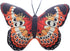 Butterfly Stuffed Animal Plush - Kawaii Butterfly Pillow Toy (16"×12", Colorful)