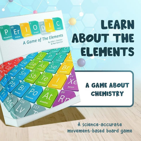 Periodic: A Game of the Elements - Strategy Board Game About Atoms, Elements & Compounds