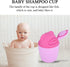 Shampoo Cup, Cute Shampoo Cup Comfortable Handle for Shower for Baby(pink)