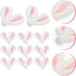 IMIKEYA Easter Bunny Ear Ornaments, 20pcs Rabbit Ear Hair Clip Accessories for DIY Craft Hair Jewelry Making
