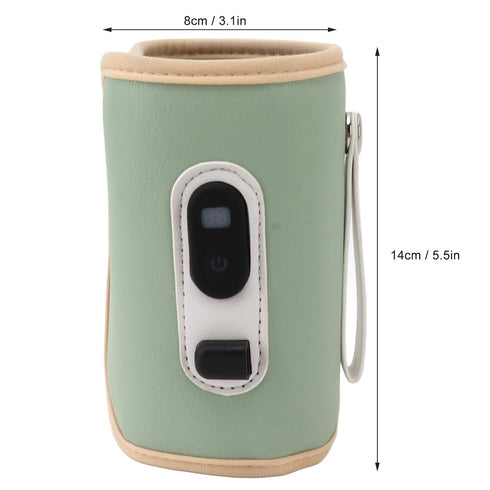 Miriam Song 5 Baby Milk Bottle Warmer with USB Digital Display - Portable Speed Milk Heat Keeper for Breastmilk