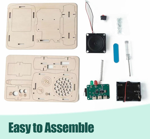 6-8-13 6 7 8 9 10 11 12 13 14+ STEM Toys for Age Crafts Kits Building Your Own Walkie Talkies for Kids Easter Basket