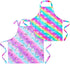 PASHOP 2 Pack Kids Apron: Rainbow Unicorn Aprons with Pockets for Girls Boys, Toddler Apron for Cooking
