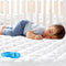 2 Pack Mini Crib Mattress Protector Waterproof Mini Crib Sheets Fitted 38''
