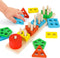 LovesTown 20PCS Montessori Toys, Wooden Sensory Stacking Sorting Toys for Toddlers Kids Birthday Gifts