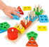 LovesTown 20PCS Montessori Toys, Wooden Sensory Stacking Sorting Toys for Toddlers Kids Birthday Gifts