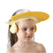 Shower Cap for Kids, Baby Shampoo Rinser Shield Hat, Adjustable Toddler Protection (Yellow)