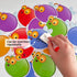Dry Erasable Fly Cards, DIY Swat Educational Learning Game for Kindergarten Classroom