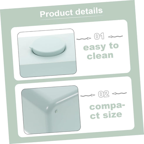 LIFKOME Wipe Container with Lid Travel Wipes Case for Home Vehicle Easy Extraction Tissue Storage Box Non Slip Wipe