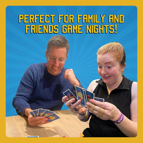 Fast, Fun Football Card Game for Families, Games Nights, Vacations & Tailgates | Enjoyed by Kids, Teens and Adults |