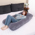 55"x 31" MOON PINE Pregnancy Pillow Cover, U Shaped Body Pillow Cover Only, Velvet Replacement Pillow Case, Fit