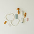 10 Marlowe & Co Silicone Pretend Play Doctor Kit for Children, Piece Pretend Play Doctor and Vet Kit with Storage Bag