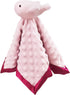Baby Pink Whale Soft Stuffed Animal Security Blanket, Plush Lovey Blanket, Cuddly Snuggle Blankie for Boys Girls, 13"