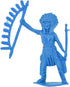 60 PCS Various Pose Cowboy Indian Toy Figures for Kids, Native American Miniature Kit 144 ct 2inch - 3inch (Blue)
