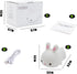 YOTOZU Cute Bunny Night Light, USB Rechargeable Kids Night Light with Warm White and 16 Colors Breathing Modes