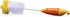 Nuby Baby Bottle and Nipple Brush with Sponge Tip, Colors May Vary
