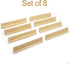 Set 8, Games13.97 2 1.18 Inches Domino Racks of Mexican Train Dominoes Trays, Wooden Domino Holders for Mexican Train