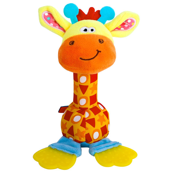 HUADADA Baby Soft Rattles Shaker, Infant Developmental Hand Grip Toys, Sensory Learning Toys for 3-12 Months