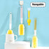 4PCS Bottle Brush + 4 PCS Nipple Brush Set, Baby Bottle Brushes and Cleaner for Milk Bottles and Cups