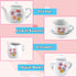 16 Set Playset Piece Rose Flower Miniature Porcelain Ceramic Tea | Kids Toy Mini Pretend Play Kitchen Decorated | Small