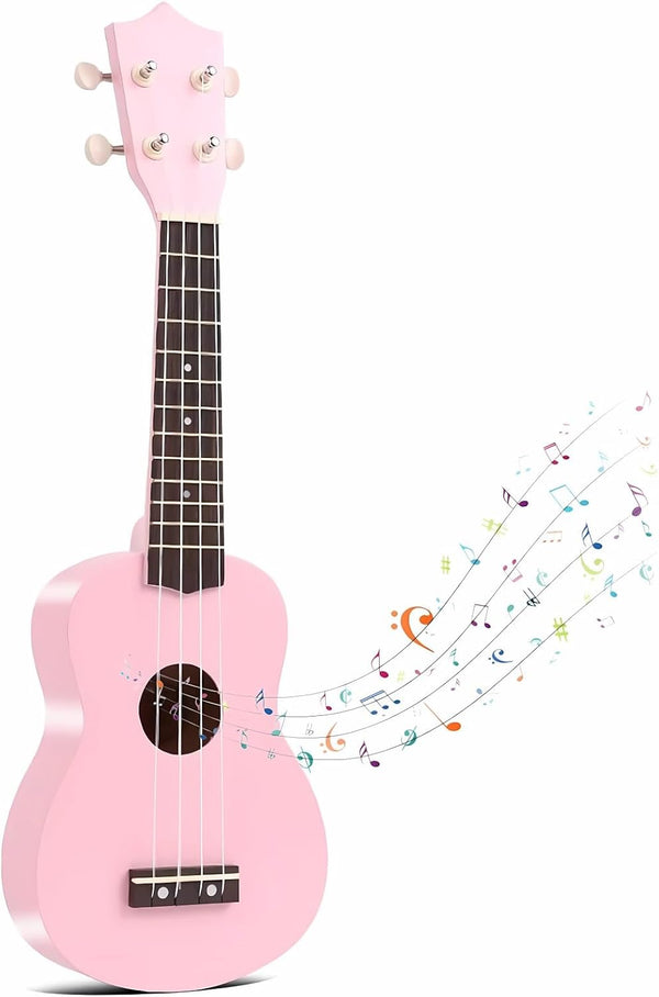 21 Inch Carbon Fibre Kids Toddler Child Children Acoustic Guitar Ukulele Musical