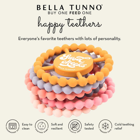 3-6 6-12 Set Baby Teether by Bella Tunno, Silicone Teethers for Babies Months, Months, Baby Toys, Pacifier, Teething