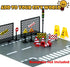 Pasacho City Road Signs Bricks Accessories, Mini Traffic Cones & Crosswalk Signal Toys for Kids Building Blocks