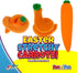 JA-RU Stretchy Banana Toy, Squishy Carrot Toy, & Jumbo Gummy Bear Toys for Kids, Slow Rising Fidget Stress Relief