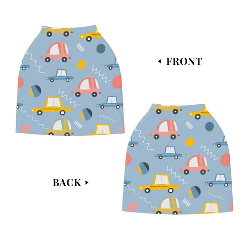 Schgap Cartoon Cars Car Seat Cover Canopy for Baby Nursing Cover Breastfeeding Baby Carrier Covers Carseat Canopy