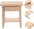 SAFIGLE Miniature Doll House Side Cabinet, Bedside Table & Bookshelf Furniture for Doll House