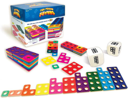 Junior Learning Ten Frame Towers Board Game
