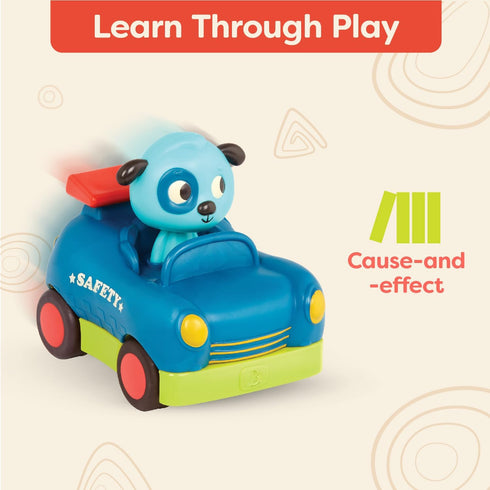 2 2+ B. toys Remote Control Car for Toddlers, Kids Remote with Big Buttons Fast RC Vehicle with Fun Sounds Years Riding